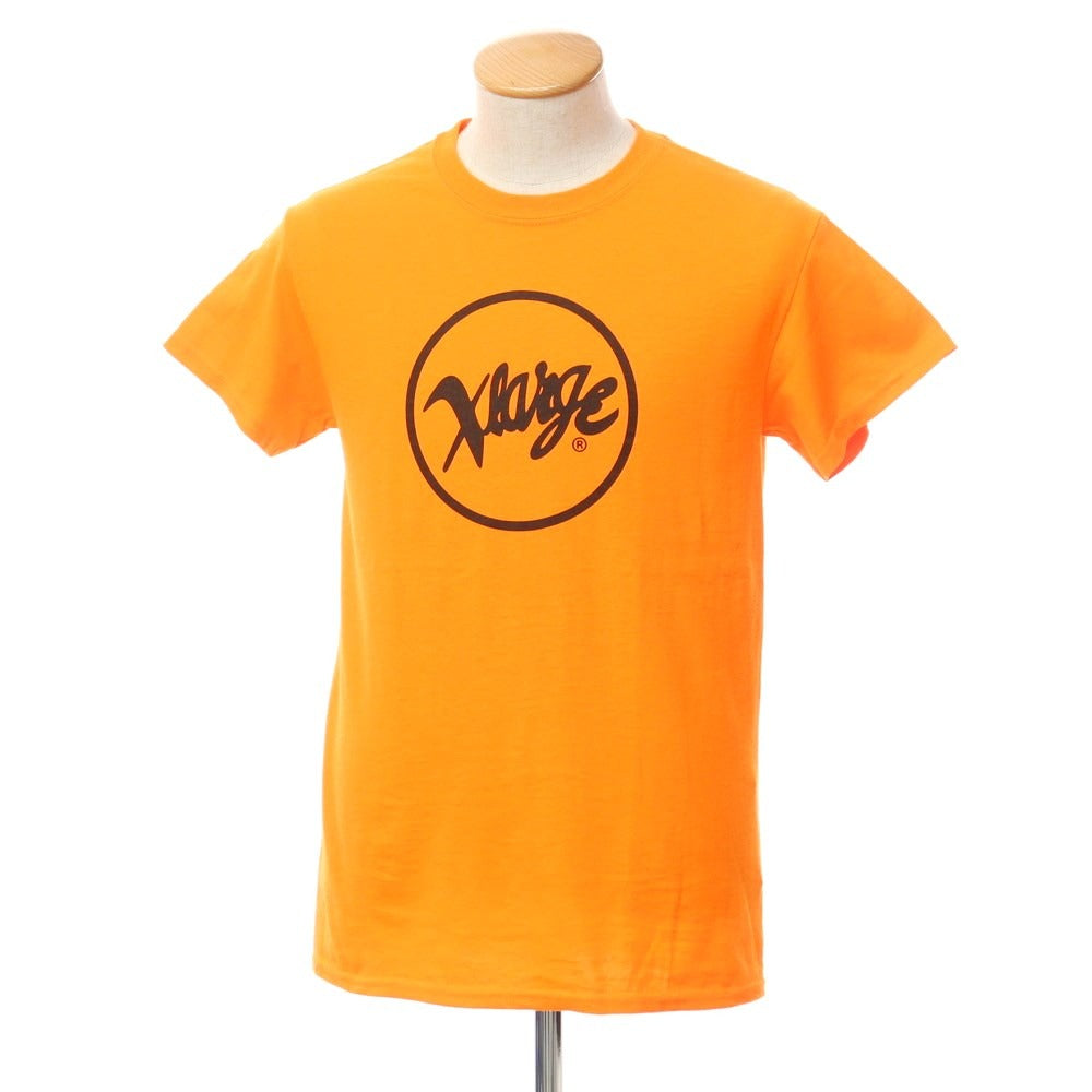 [Used] XLARGE Cotton Polyester Crew Neck Short Sleeve T-Shirt Fluorescent Orange [S] [Condition Rank C] [Men&