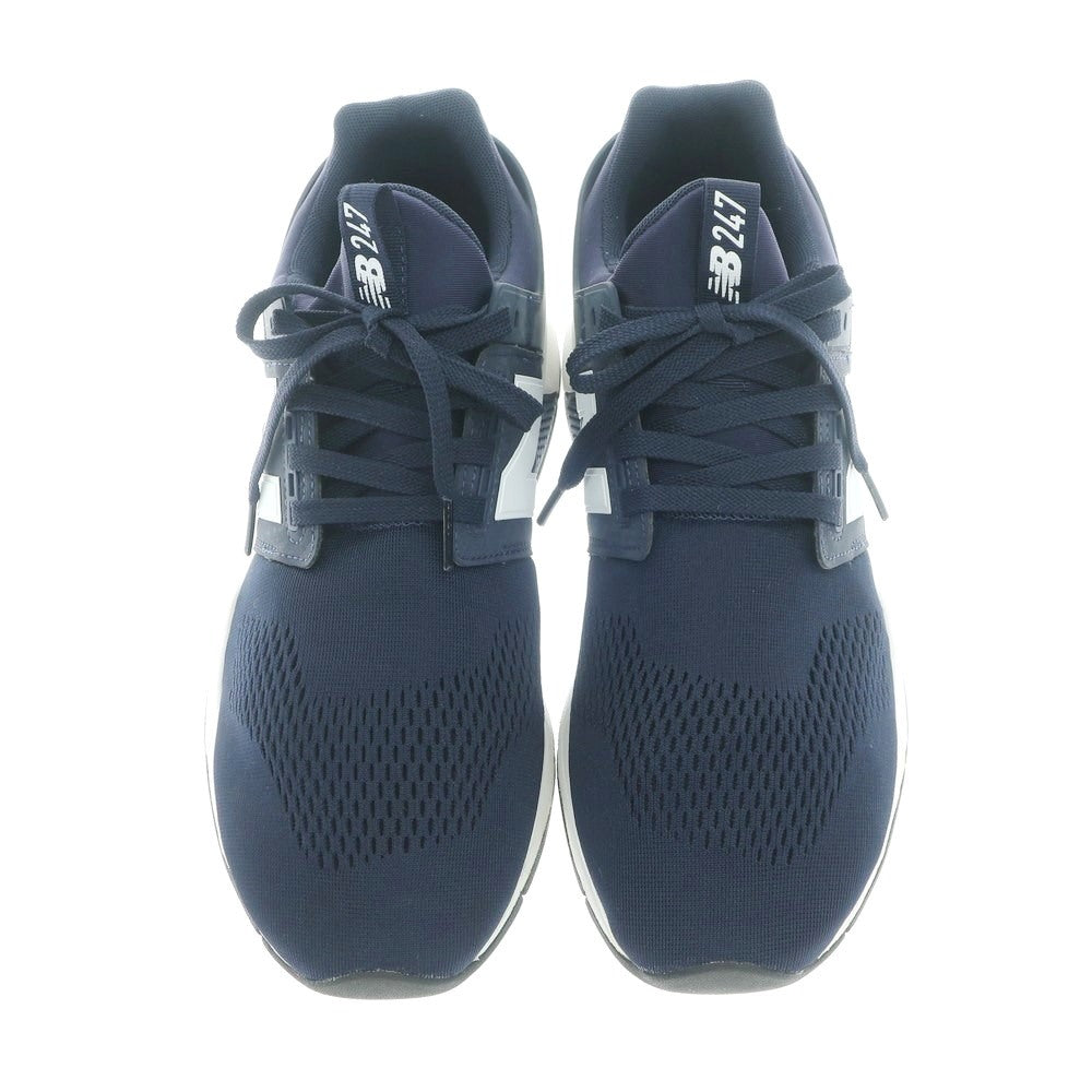 [Used] New Balance MS247EN knit upper sneakers, navy [28cm] [Condition rank B] [Men&