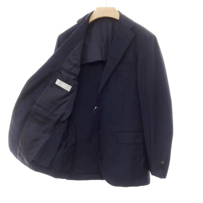 【中古】リングヂャケット RING JACKET ウール 3つボタンスーツ ネイビー【 48 】【 状態ランクC 】【 メンズ 】