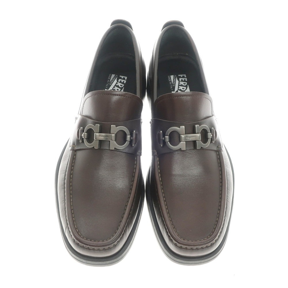 [Used] Salvatore Ferragamo Moccasin Bit Loafers Brown [8] [Condition Rank A] [Men&