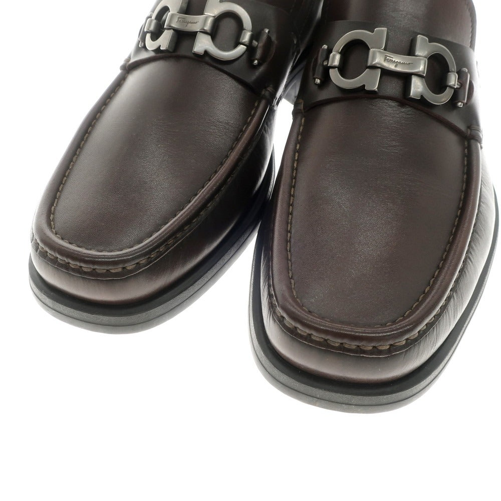 [Used] Salvatore Ferragamo Moccasin Bit Loafers Brown [8] [Condition Rank A] [Men&