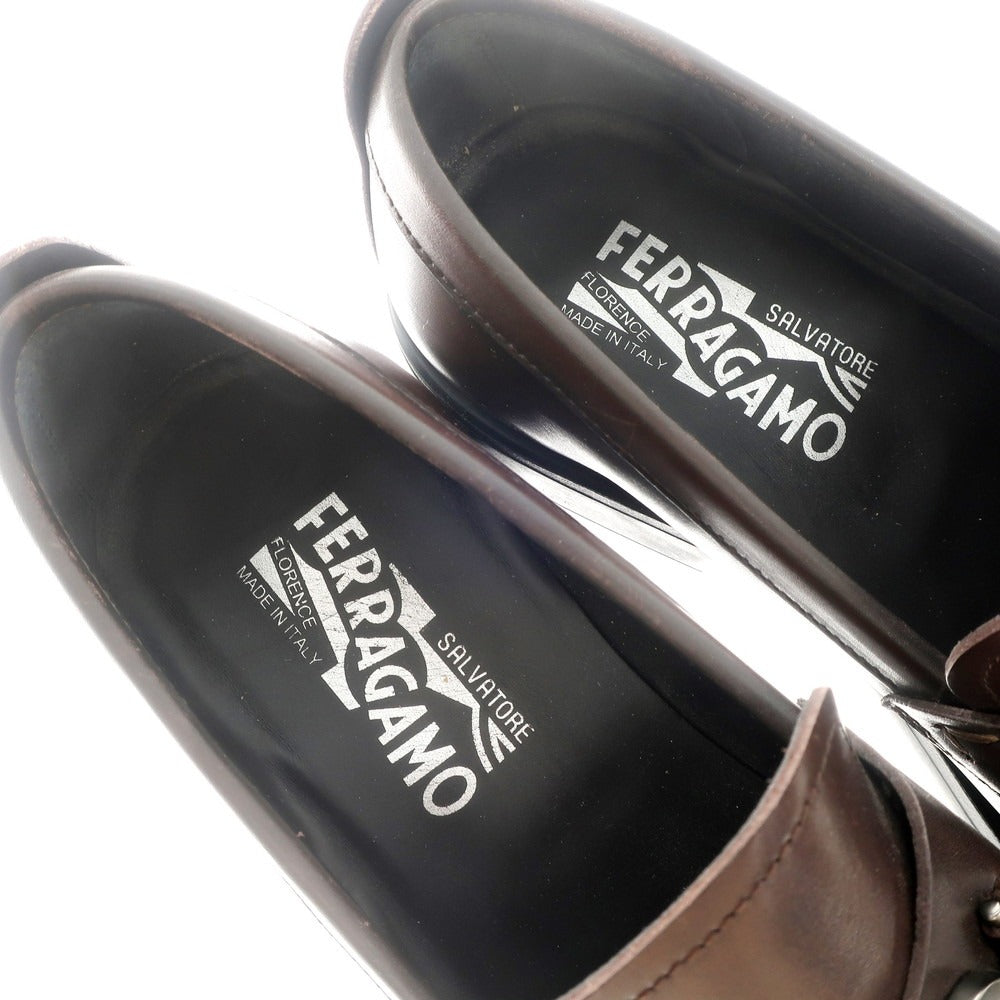 [Used] Salvatore Ferragamo Moccasin Bit Loafers Brown [8] [Condition Rank A] [Men&