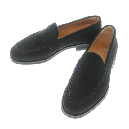 [Used] BERWICK Suede Coin Loafers Black [7.5] [Condition Rank A] [Men&