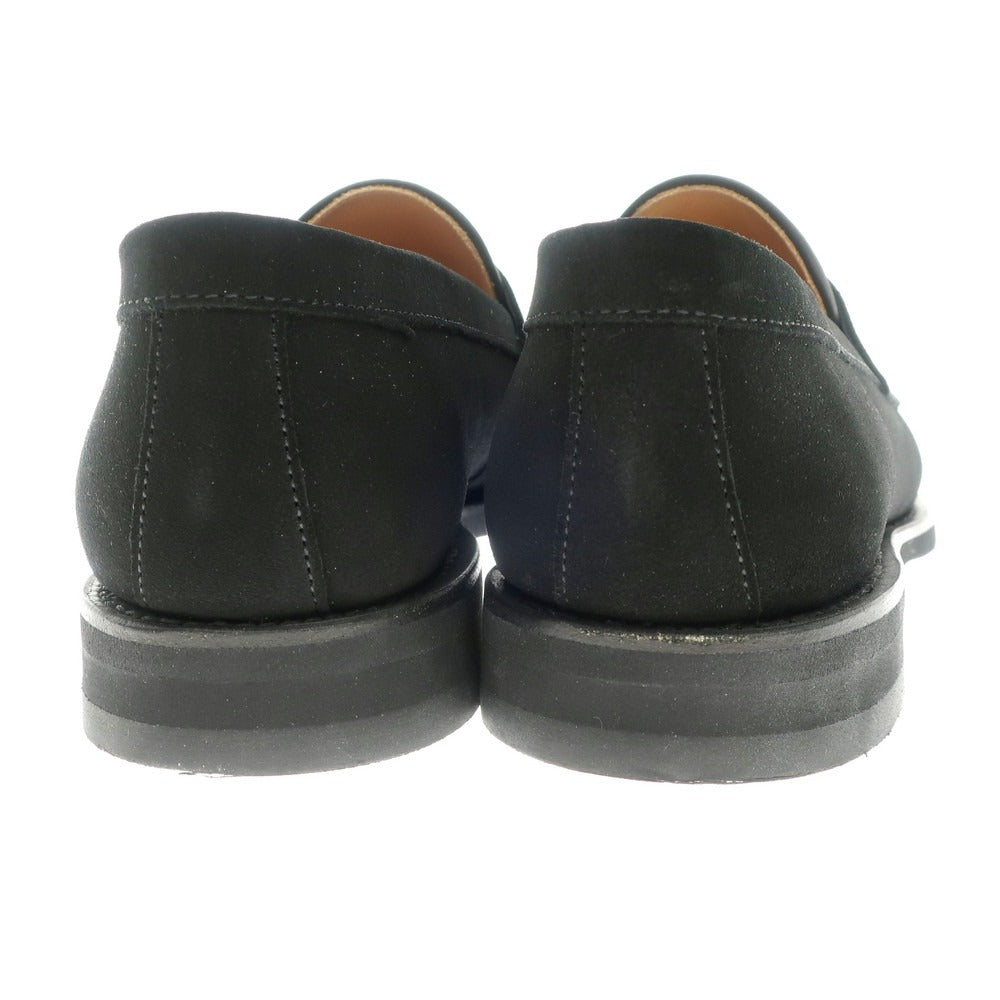 [Used] BERWICK Suede Coin Loafers Black [7.5] [Condition Rank A] [Men&