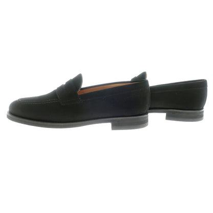 [Used] BERWICK Suede Coin Loafers Black [7.5] [Condition Rank A] [Men&