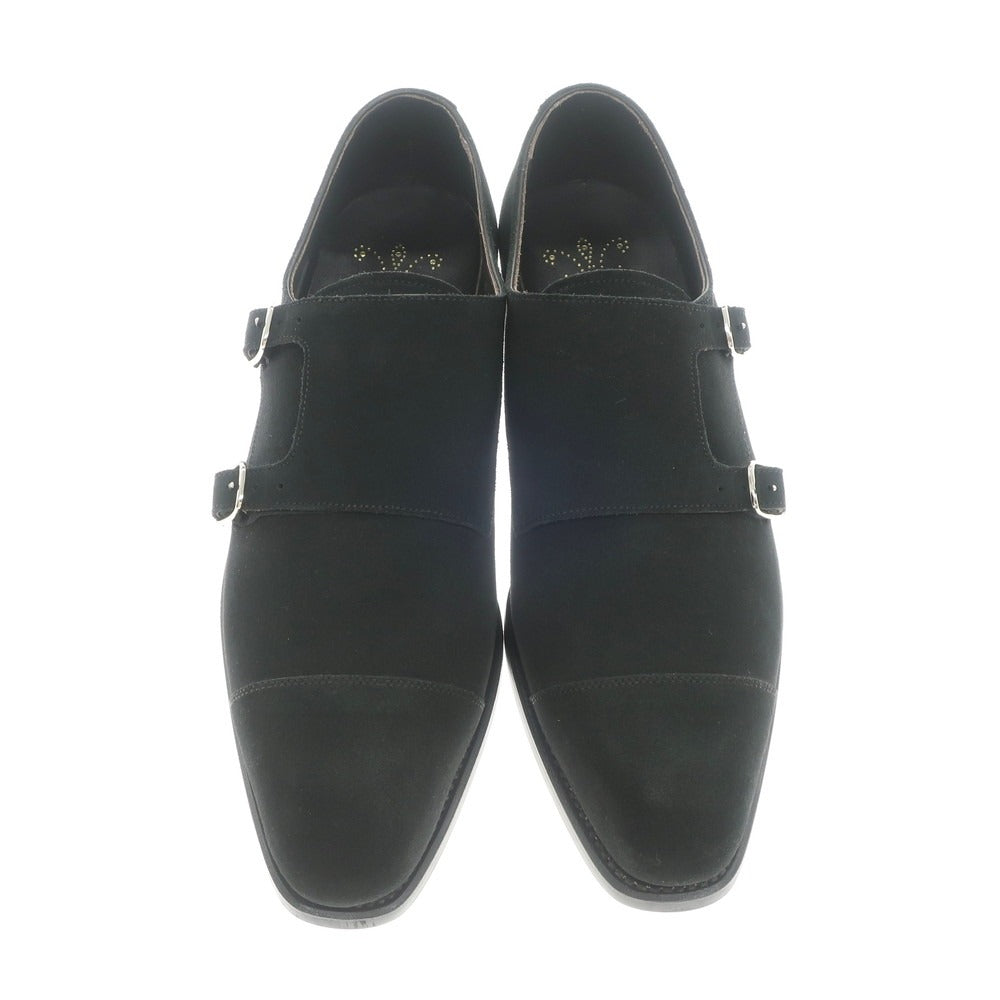 [Used] Perfetto VENERDI Suede Double Monk Dress Shoes Black [8] [Condition Rank A] [Men&