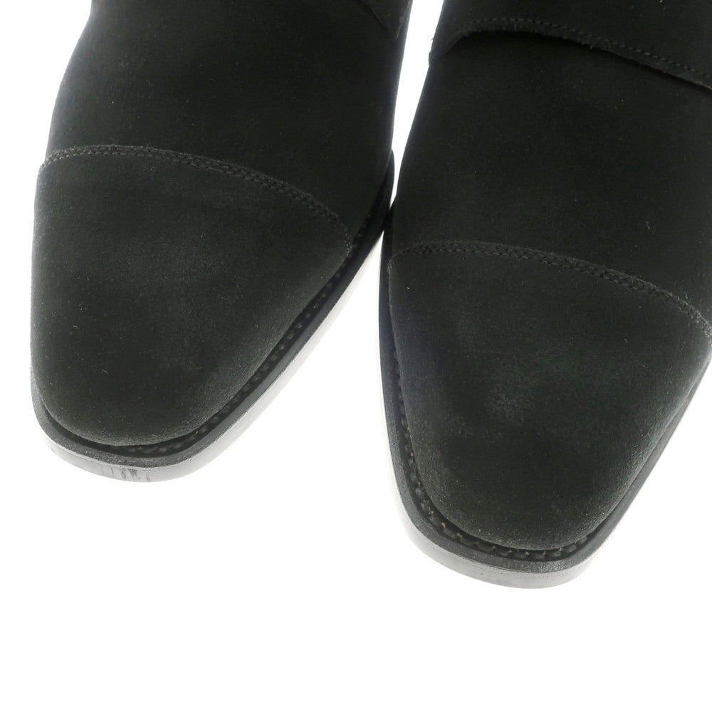 [Used] Perfetto VENERDI Suede Double Monk Dress Shoes Black [8] [Condition Rank A] [Men&