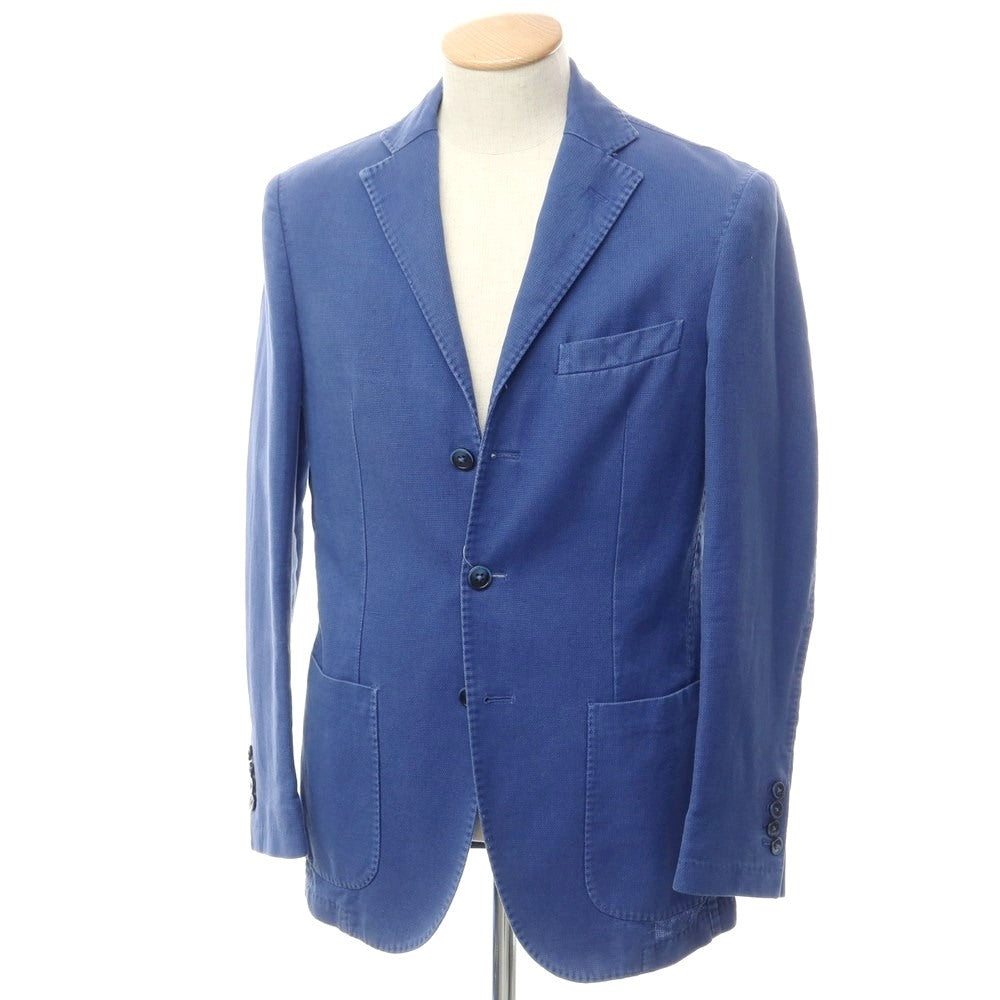 [Used] LBM1911 Cotton Linen Casual Jacket Blue [44] [Condition Rank C] [Men&