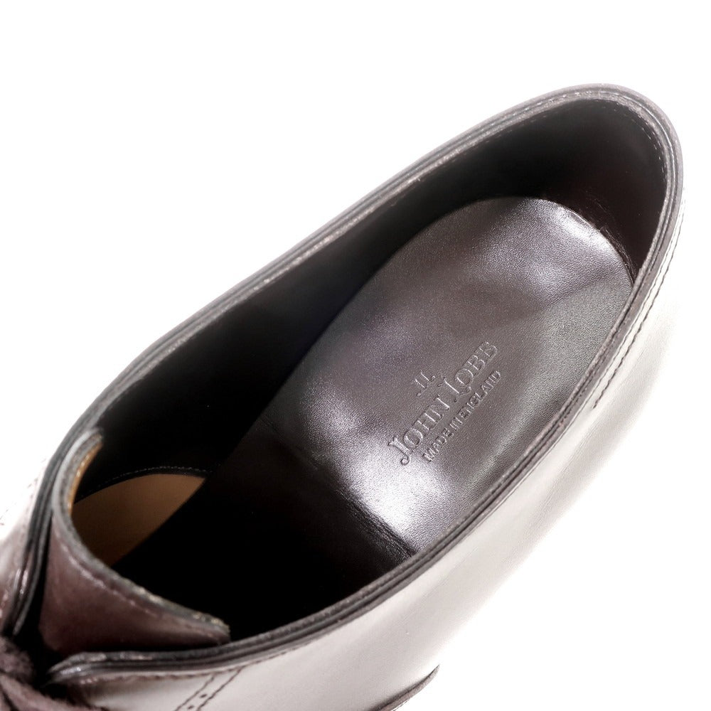 [Used] John Lobb PHILIP2 Straight Tip Dress Shoes Dark Brown [6E] [Condition Rank B] [Men&