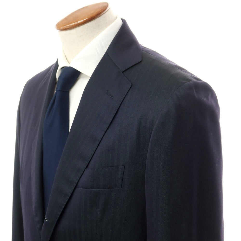 [Used] Sartorio wool suit, 3-button suit, green navy [Size M] [GRN] [S/S] [Condition Rank B] ​​[Men&