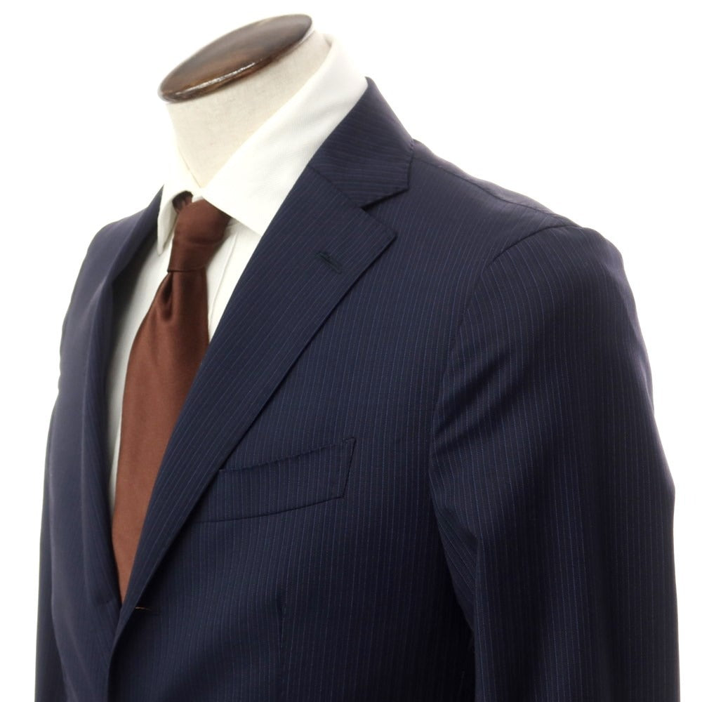 [Used] SARTORIA LATORRE Wool Stripe Set-up 3-Button Suit Navy [Size 48] [NVY] [S/S] [Condition Rank B] ​​[Men&