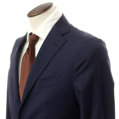 [Used] SARTORIA LATORRE Wool Stripe Set-up 3-Button Suit Navy [Size 48] [NVY] [S/S] [Condition Rank B] ​​[Men&