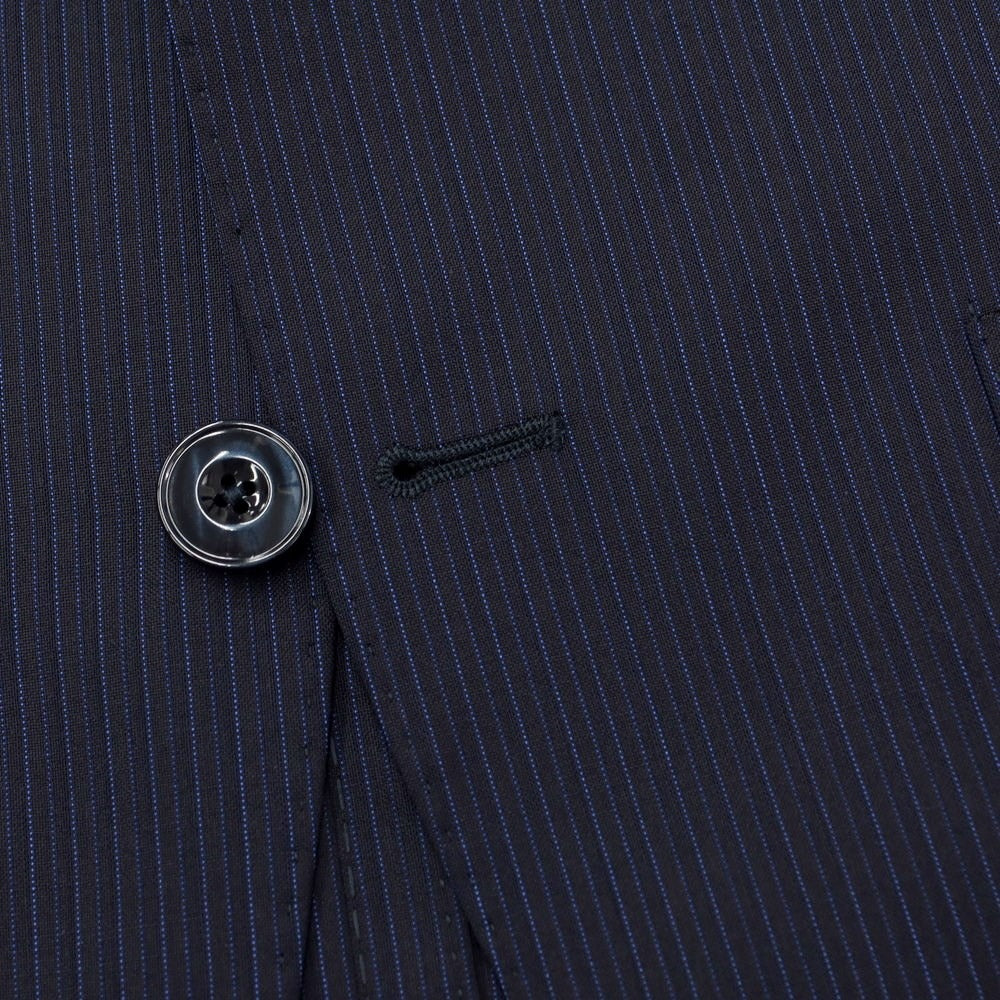 [Used] SARTORIA LATORRE Wool Stripe Set-up 3-Button Suit Navy [Size 48] [NVY] [S/S] [Condition Rank B] ​​[Men&