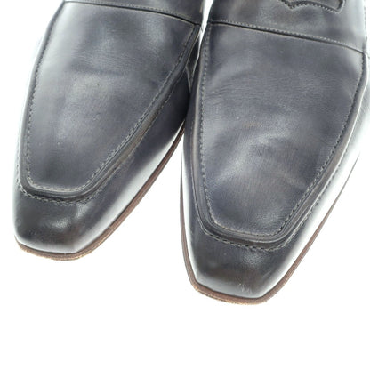 [Used] JOSEPH MALINGE coin loafers, navy grey [8] [Condition: C] [Men&