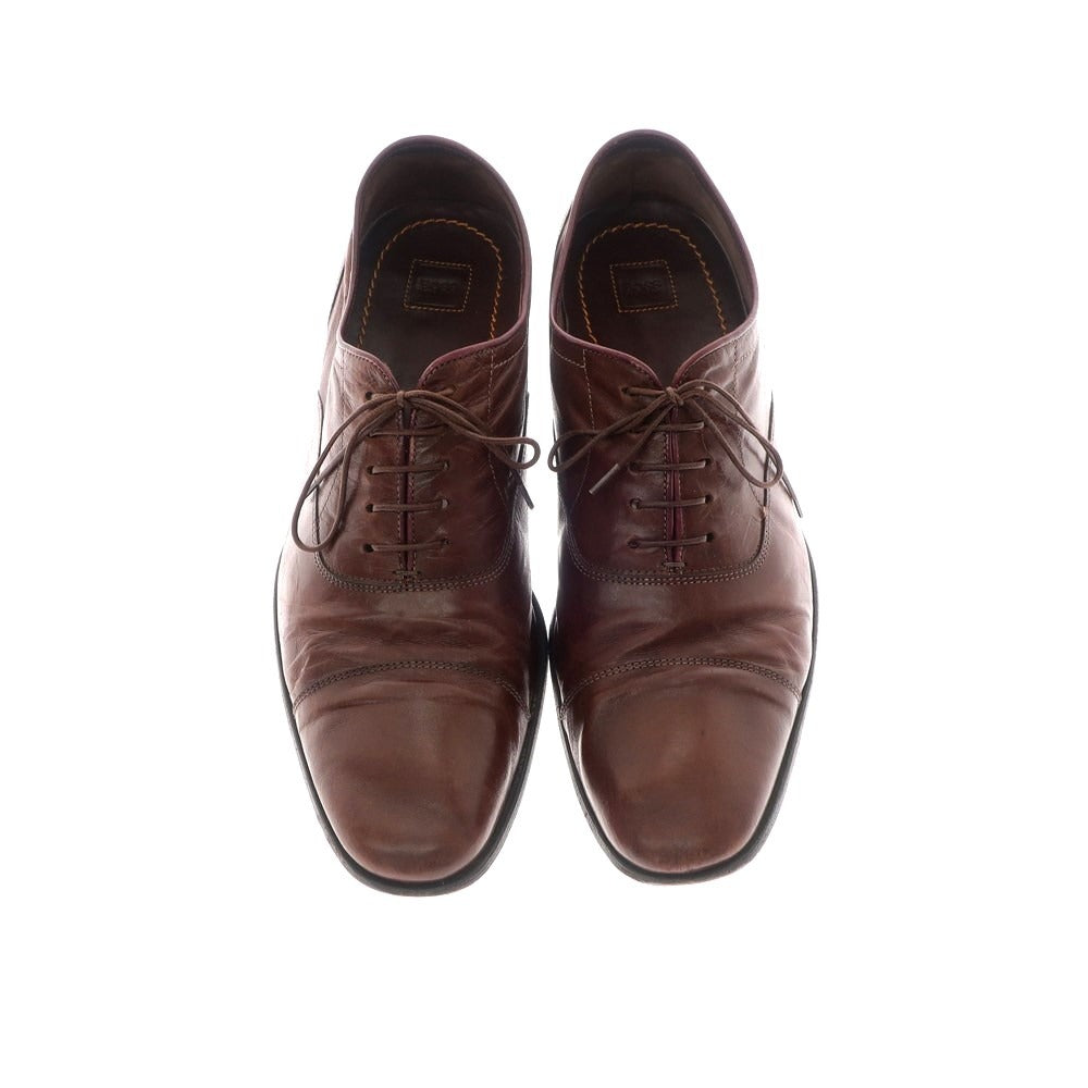 [Used] HUGO BOSS Straight Tip Dress Shoes Brown [41] [Condition Rank C] [Men&