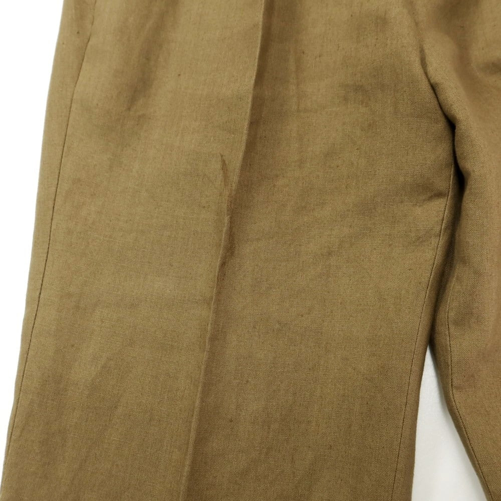 [Used] EDIFICE Linen Set-up 3-Button Suit Khaki [Size 48] [KAK] [S/S] [Condition Rank B] ​​[Men&