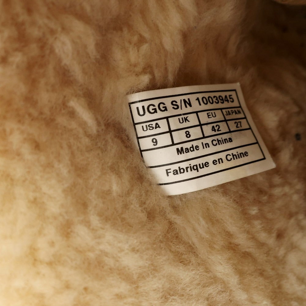 [Used] UGG Classic Mini Oiled Nubuck Leather Sheepskin Boots Brown [27] [Condition Rank C] [Men&