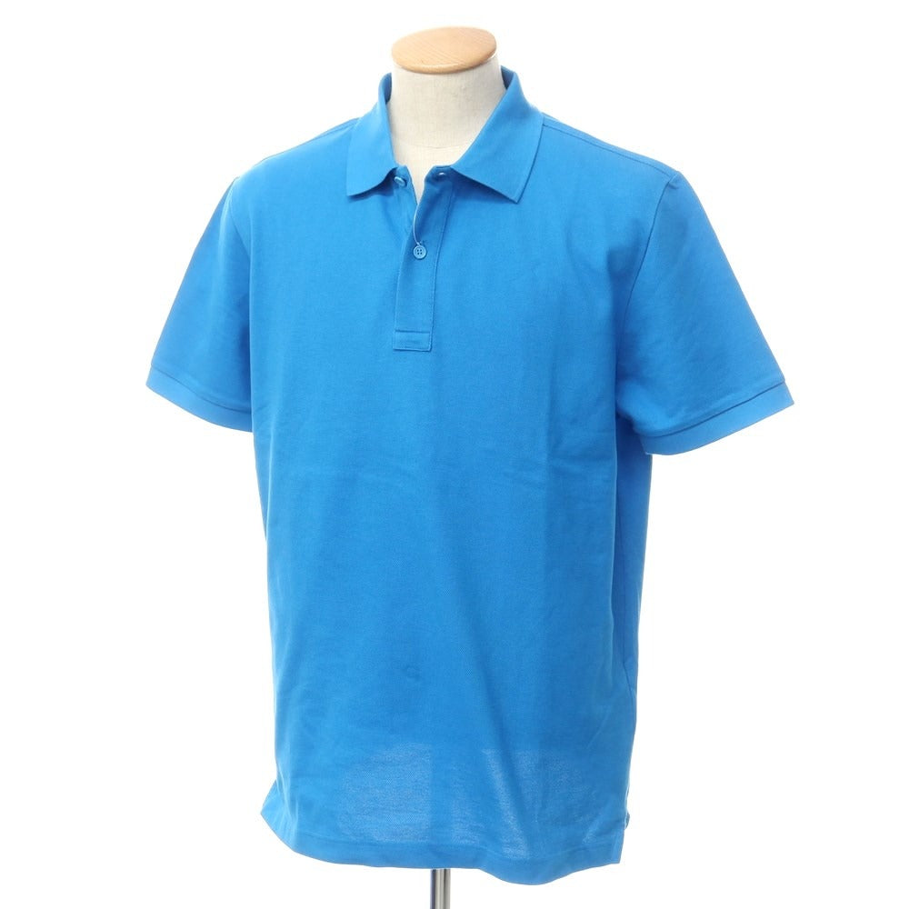 [Used] [Unused] BOTTEGA VENETA Pique Cotton Short Sleeve Polo Shirt Light Blue [S] [Condition Rank S] [Men&