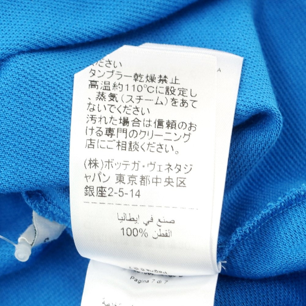 [Used] [Unused] BOTTEGA VENETA Pique Cotton Short Sleeve Polo Shirt Light Blue [S] [Condition Rank S] [Men&