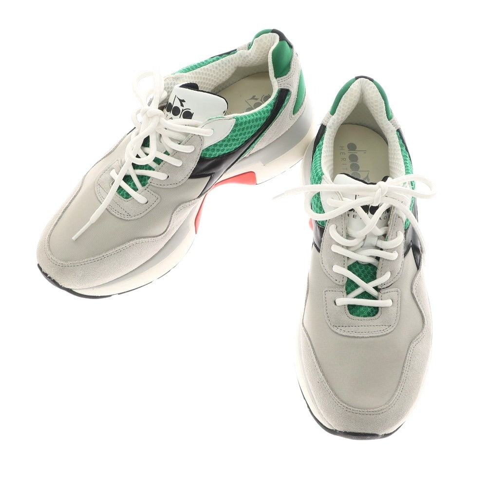 【中古】ディアドラ Diadora N9000 TXS スニーカー ライトグレーxグリーン系【 27cm 】【 状態ランクA 】【 メンズ 】
[BPD]