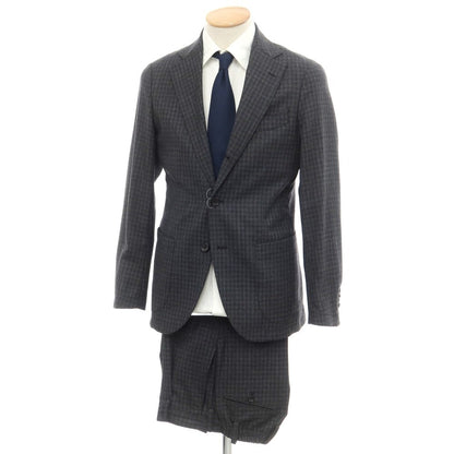 [Used] STRASBURGO wool polyester set-up 3 button suit, grey [Size S] [GRY] [S/S] [Condition Rank B] ​​[Men&