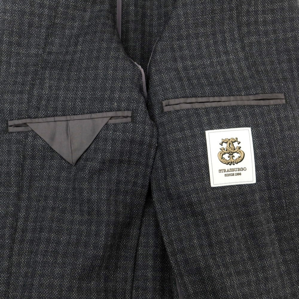 [Used] STRASBURGO wool polyester set-up 3 button suit, grey [Size S] [GRY] [S/S] [Condition Rank B] ​​[Men&