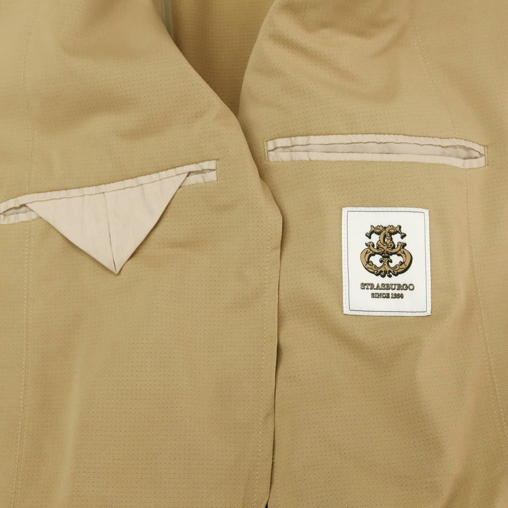 [Used] STRASBURGO polyester set-up 3-button suit, beige [Size S] [BEI] [S/S] [Condition Rank B] ​​[Men&