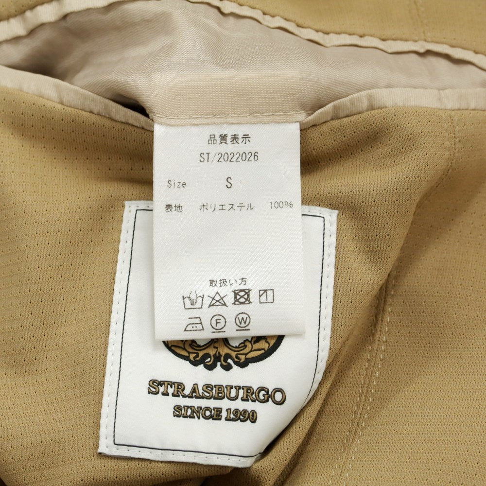 [Used] STRASBURGO polyester set-up 3-button suit, beige [Size S] [BEI] [S/S] [Condition Rank B] ​​[Men&