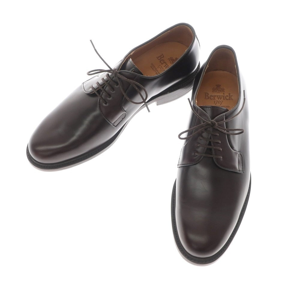 [Used] [Unused] Berwick BERWICK 3680 Plain Toe Dress Shoes Dark Brown [9] [Condition Rank S] [Men&