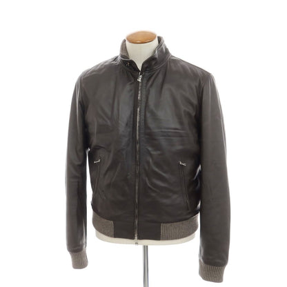 【中古】ハケットロンドン HACKETT LONDON ラムスキン ジップアップ レザーブルゾン ダークブラウン【 M 】【 状態ランクB 】【 メンズ 】
[CPD]