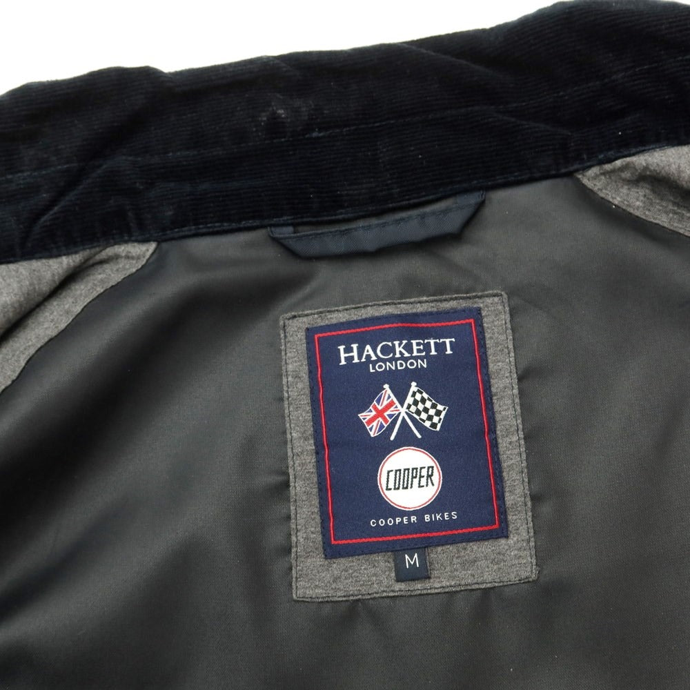 [Used] Hackett London Nylon Zip-up Blouson Black Navy [M] [Condition Rank C] [Men&