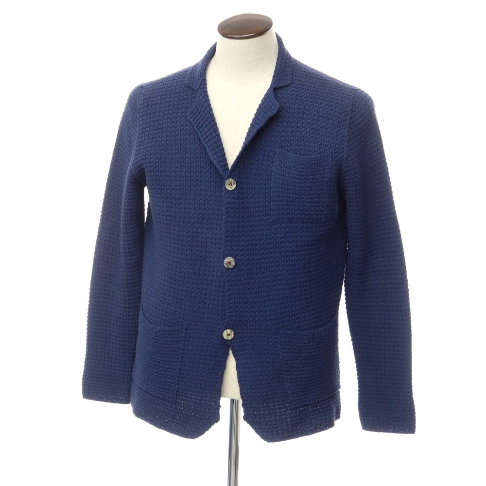 [Used] ACCA NOVE CINQUETRE H953 Mid-gauge cotton cardigan, navy [50] [Condition rank B] [Men&