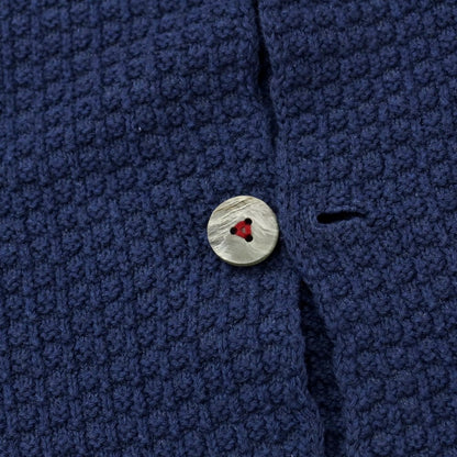 [Used] ACCA NOVE CINQUETRE H953 Mid-gauge cotton cardigan, navy [50] [Condition rank B] [Men&