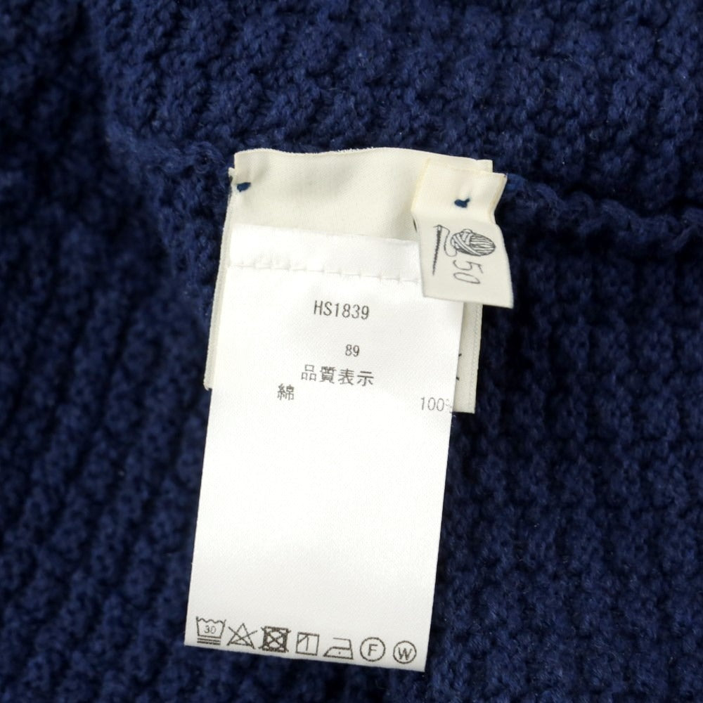 [Used] ACCA NOVE CINQUETRE H953 Mid-gauge cotton cardigan, navy [50] [Condition rank B] [Men&