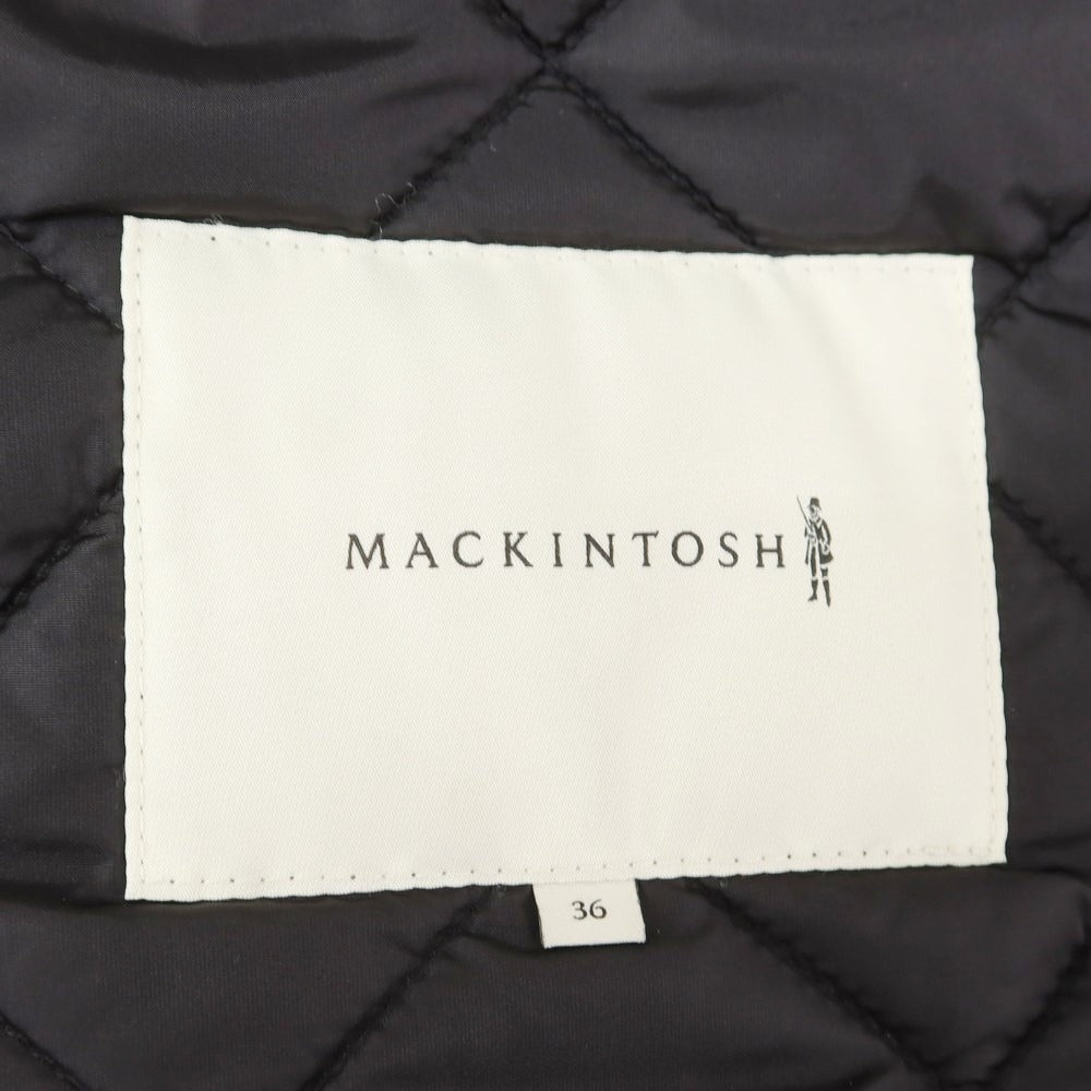 【中古】マッキントッシュ Mackintosh ウール 中綿 キルティングブルゾン ブラック【 36 】【 状態ランクB 】【 メンズ 】