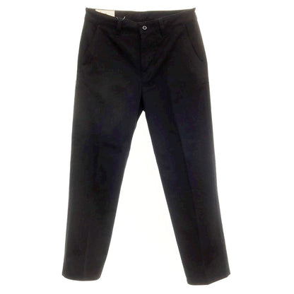 [Used] Nudie Jeans Cotton Wide Casual Slacks Pants Black [Size 31] [BLK] [S/S] [Condition Rank A] [Men&