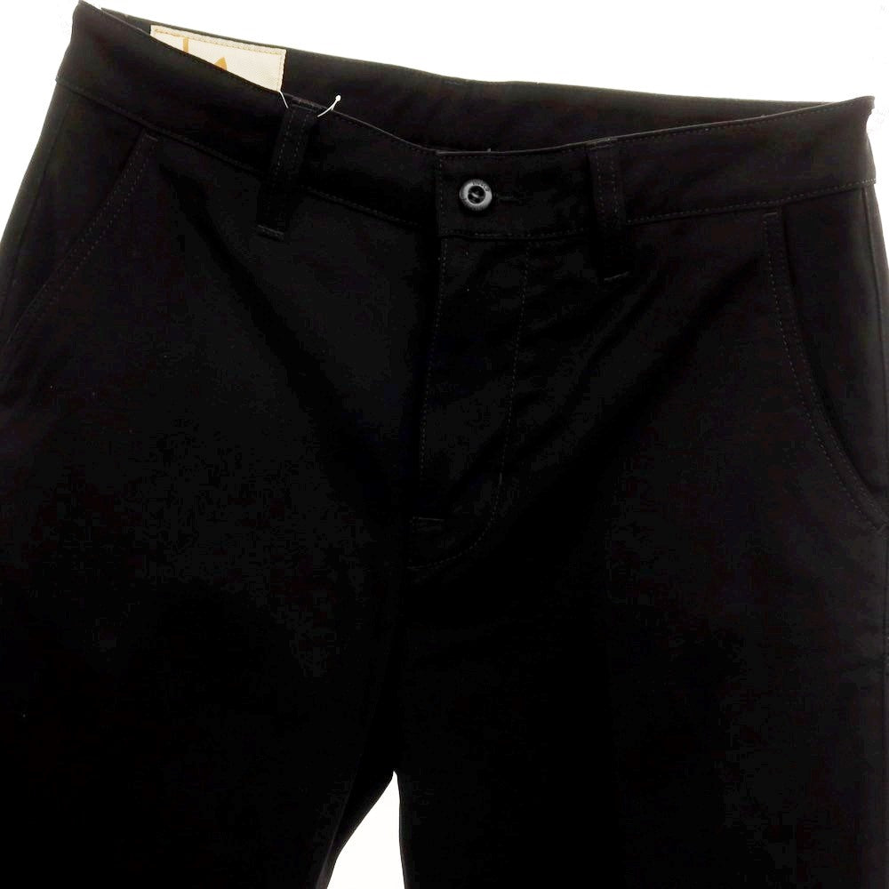 【中古】ヌーディージーンズ Nudie Jeans コットン ワイド カジュアルスラックスパンツ ブラック【サイズ31】【BLK】【S/S】【状態ランクA】【メンズ】【759570】