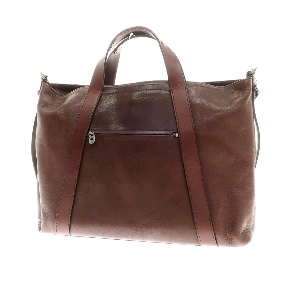 [Used] HERGOPOCH Leather Tote Bag Brown [Condition Rank B] ​​[Men&