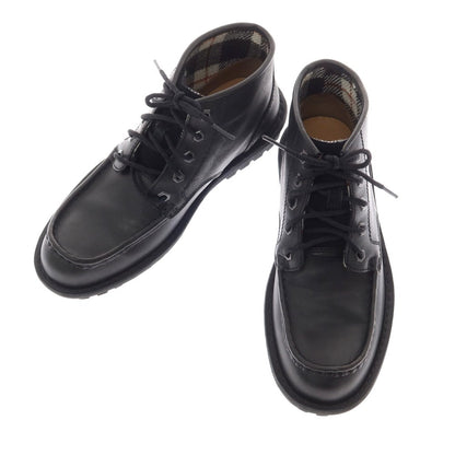 [Used] Clarks MANLY PATH Moccasin Lace-up Boots Black [UK7] [Condition Rank B] [Men&