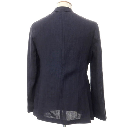 [Used] [Unused] Drumohr Linen Casual Jacket Grayish Navy [46] [Condition Rank S] [Men&