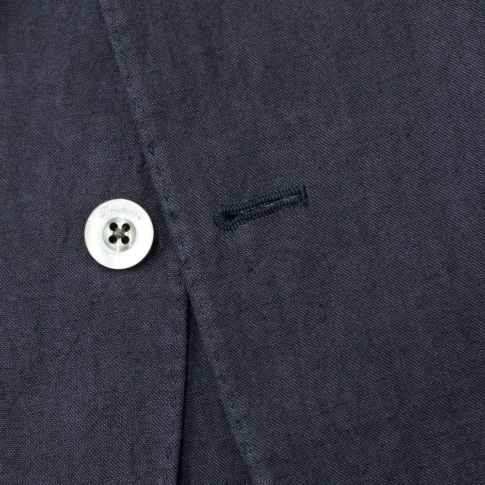 [Used] [Unused] Drumohr Linen Casual Jacket Grayish Navy [46] [Condition Rank S] [Men&