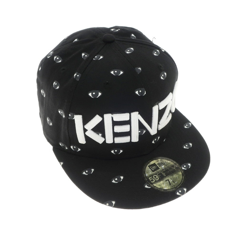 [Used] KENZO x NEW ERA Cotton Cap Black x White [7.125] [Condition Rank C] [Men&