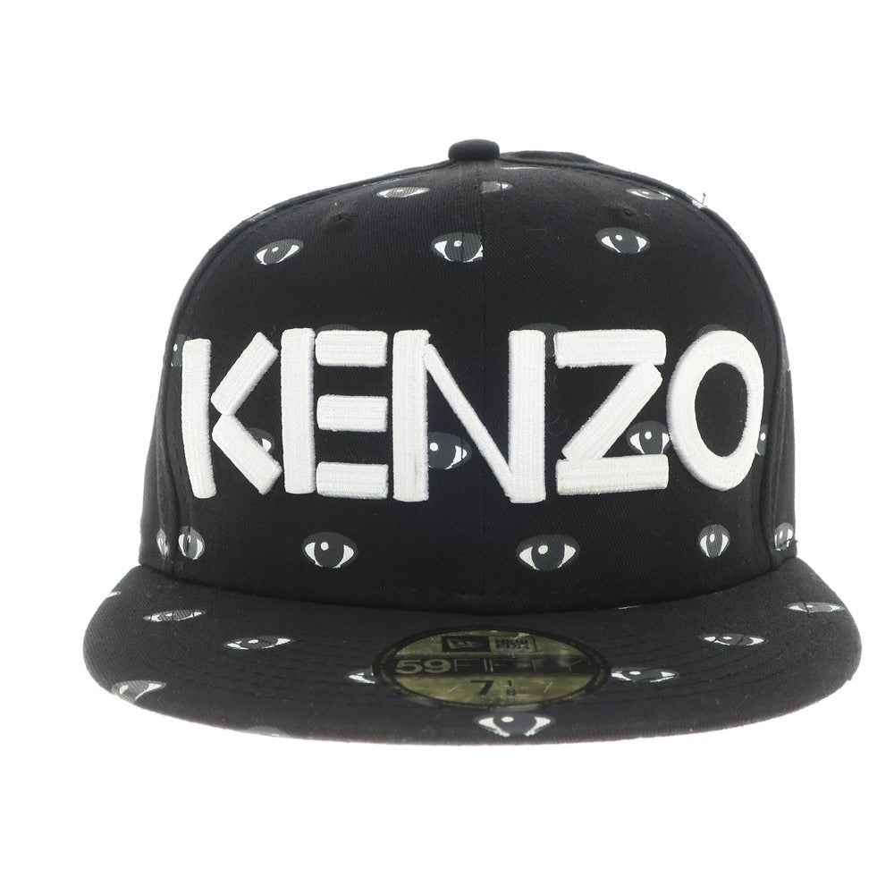 [Used] KENZO x NEW ERA Cotton Cap Black x White [7.125] [Condition Rank C] [Men&