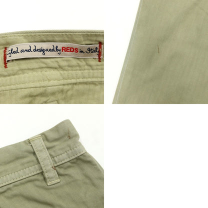 [Used] Reds Cotton Chino Pants Olive [Size 33] [GRN] [S/S] [Condition Rank C] [Men&