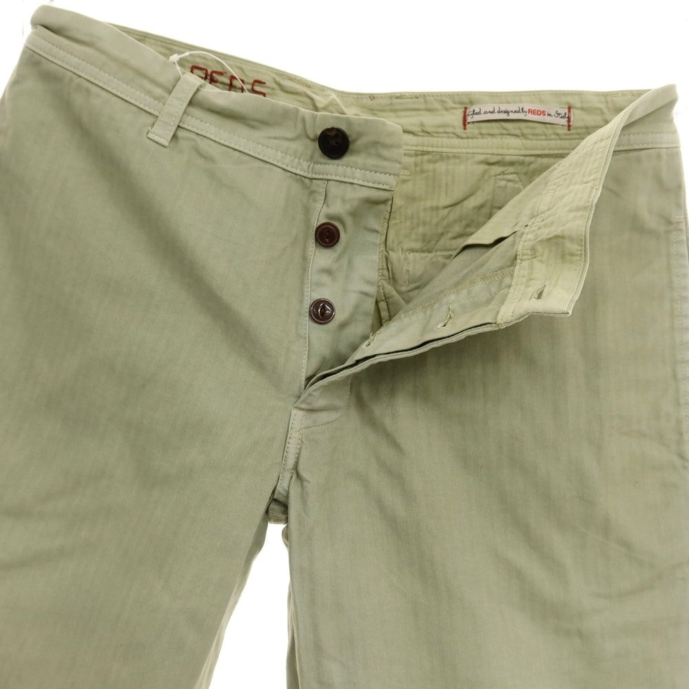 [Used] Reds Cotton Chino Pants Olive [Size 33] [GRN] [S/S] [Condition Rank C] [Men&