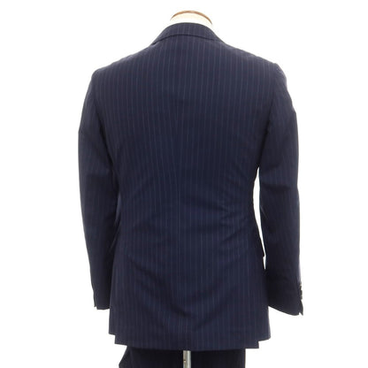 [Used] BEAMS F Wool Stripe Set-up 3-Button Suit Navy [Size 46] [NVY] [S/S] [Condition Rank B] ​​[Men&