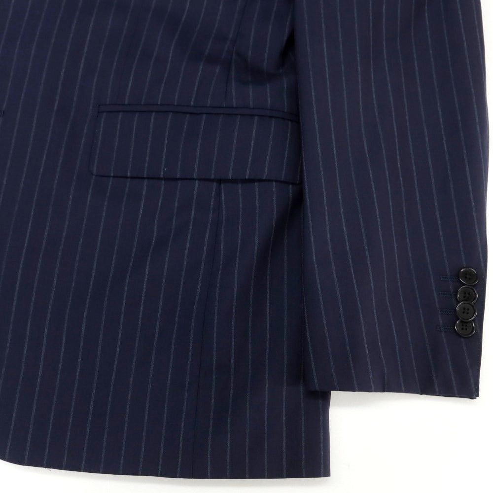 [Used] BEAMS F Wool Stripe Set-up 3-Button Suit Navy [Size 46] [NVY] [S/S] [Condition Rank B] ​​[Men&