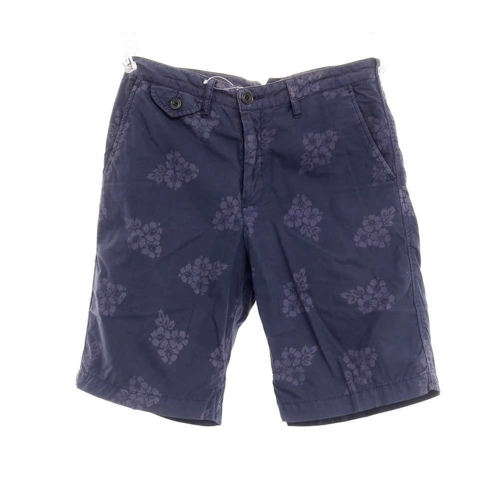 [Used] Hartford Cotton Botanical Pattern Shorts Navy [Size 44] [NVY] [S/S] [Condition Rank C] [Men&