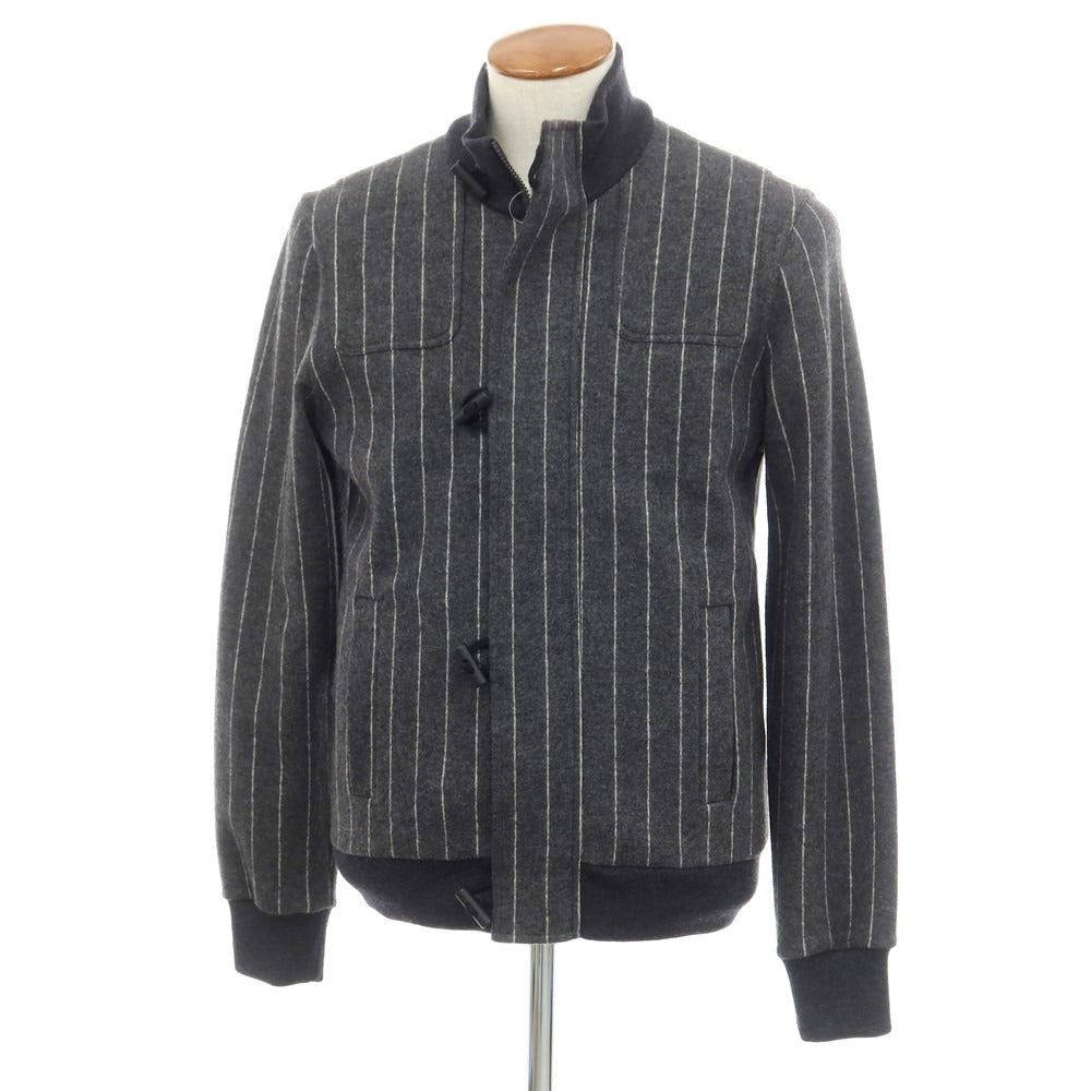 【中古】ジーゼニア Z Zegna ウール ストライプ スイングトップ グレー【 M 】【 状態ランクB 】【 メンズ 】