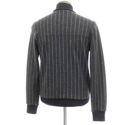 【中古】ジーゼニア Z Zegna ウール ストライプ スイングトップ グレー【 M 】【 状態ランクB 】【 メンズ 】